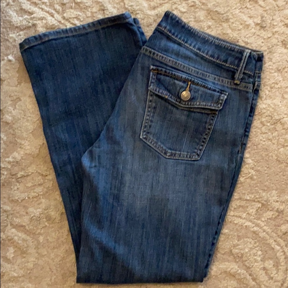Banana Republic Womens Medium Wash Bootcut Jeans